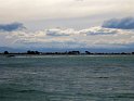 The snow-capped mountains west of Christchurch