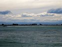 The snow-capped mountains west of Christchurch