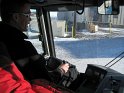 Jim driving a Pisten Bully