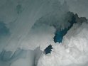 Ice cave - with formations that look like stalactites