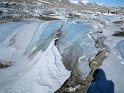 Strange looking ice ridges