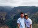 3/21/09:  Jim & Clarence at Waimea Canyon