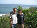 3/22/09: Jim and Clarence, just starting an 8 hour death march along the Napali Coast.